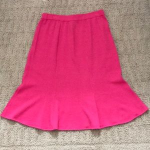 St John pink skirt